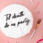 Til Death Do Us Party Cake Charm Set, thumbnail 1 of 3