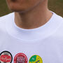 Middlesbrough Football Beer Mats Oversized T Shirt, thumbnail 10 of 11