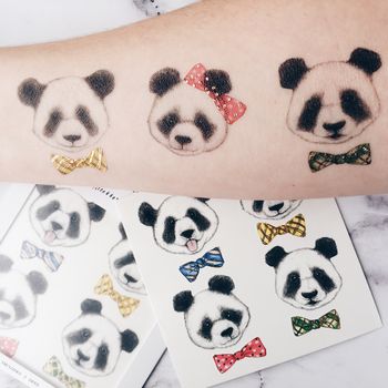 Panda Temporary Tattoo, 3 of 5