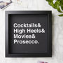 Framed Personalised Favourite Things Print, thumbnail 6 of 6