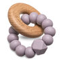 Mulberry Handmade Personalised Wood Teether, thumbnail 1 of 9
