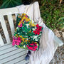 Reversible Large Cotton Tropical Beach Shoulder Bag, thumbnail 7 of 12