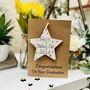 Personalised Graduation Congratulation Star Card, thumbnail 1 of 4