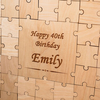 Personalised Jigsaw Guestbook For Special Event, 4 of 7