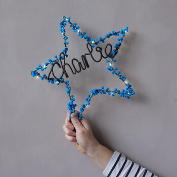 Personalised Star Light Handmade Gift For Children, 2 of 8