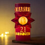 18th Birthday Lantern Photo Centrepiece Personalised, thumbnail 1 of 12