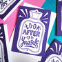 Look After Yourself Get Well Soon Card, thumbnail 4 of 4