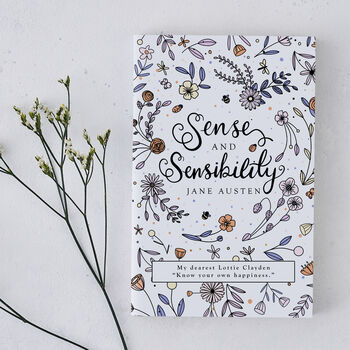 Personalised Sense And Sensibility Floral Book, 2 of 5