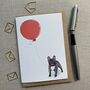 Personalised French Bulldog Birthday Card, thumbnail 1 of 5