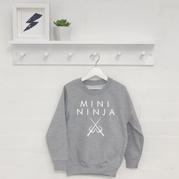 Mini Ninja Kids Sweatshirt, 2 of 2