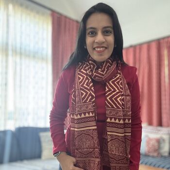 Ajrakh Print Mashru Cotton Silk Scarf, Indian Print, 8 of 12