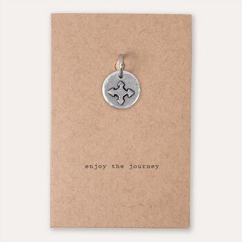 'Enjoy The Journey' Compass Charm, 2 of 4