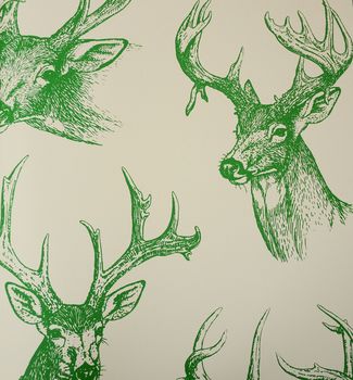 Stags Head Wallpaper, 4 of 8