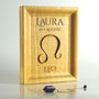 Leo/Virgo/Libra/Scorpio Zodiac Gift In Solid Oak, thumbnail 1 of 4