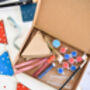 Paint Your Own Wooden Bunting Craft Kit Letterbox, thumbnail 3 of 4