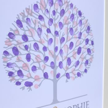 Personalised First Holy Communion Fingerprint Tree, 8 of 8