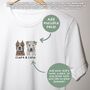 Custom Afghan Hound Dog Dad T Shirt, thumbnail 6 of 10