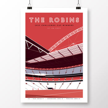 Hull Kr The Robins Wembley 2025 Poster, 2 of 6