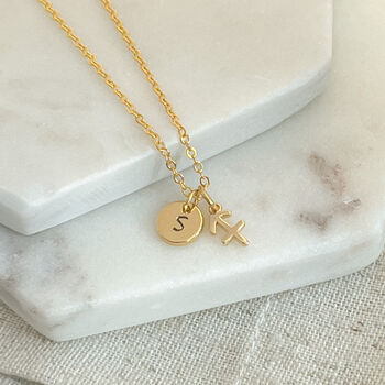 Gold Plated Sagittarius Birthstone Necklace, 2 of 6