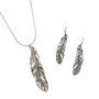 Freedom Feather Silver Pendant Necklace, thumbnail 5 of 10