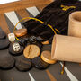 Manopoulos Snake Tote 19'x12' Backgammon Set, thumbnail 9 of 12