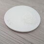Personalised Paisley Pattern White Clay Coaster, thumbnail 4 of 5