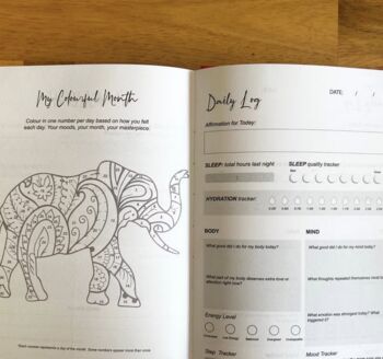 Mandala Wellbeing Journal | 120 Pages Worksheets, 2 of 4