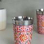 Steel Cups 'Bhanga' Flower Pattern, thumbnail 3 of 7