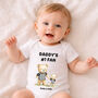 Personalised Daddy’s Number One Fan Football T Shirt, thumbnail 1 of 9