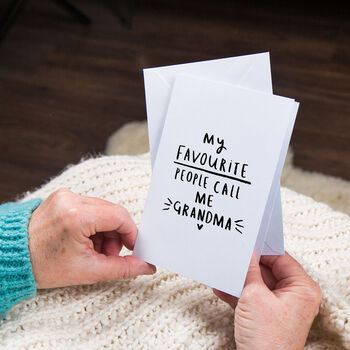 'My Favourite People Call Me Grandma' Bookmark, 6 of 6