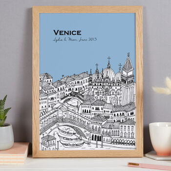 Personalised Venice Print, 5 of 10