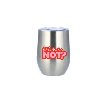 Wine Not Metal Thermos Tumbler, 2 of 5