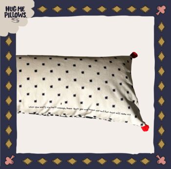 'Reserved For The Queen' Super Soft Bolster Pillow, 5 of 8