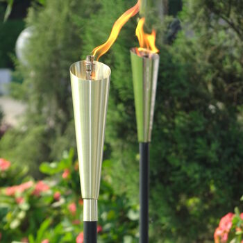 Garden Oil Torch Latina Choose From Silver Or Copper, 2 of 9