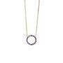 Gold Or Silver Rainbow Eternity Necklace, thumbnail 6 of 10