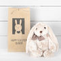 Bunny Rabbit Toy With Personalised Gift Bag, thumbnail 1 of 3