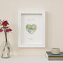 Custom Map 3D Heart Engagement Gift Wall Art, thumbnail 7 of 10