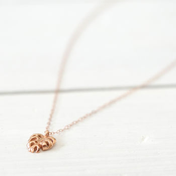 9ct Rose Gold Monstera Palm Leaf Charm Necklace, 4 of 5