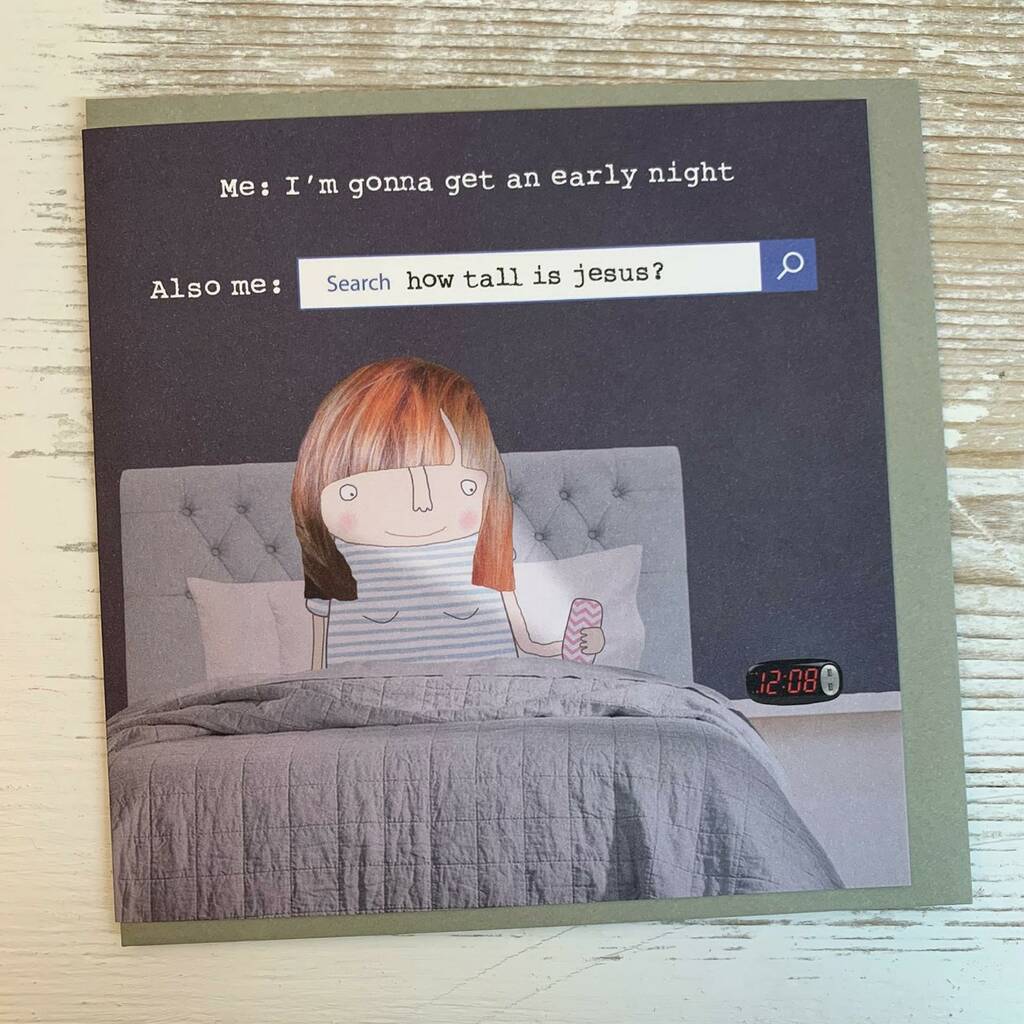 'I'm Gonna Get An Early Night…' Greetings Card