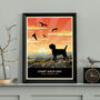 Limited Edition Border Terrier Print: Dog Lovers Gift, thumbnail 1 of 7