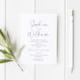 This Is Love Wedding Invitations Set Of 10, thumbnail 4 of 6