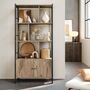 Four Tier Bookcase Industrial Style Storage Unit, thumbnail 2 of 11