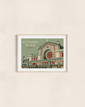 Alexandra Palace London Travel Poster Art Print, 3 of 6