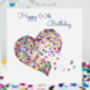 60th Birthday Butterfly Heart Card, Other Ages Too, thumbnail 1 of 12