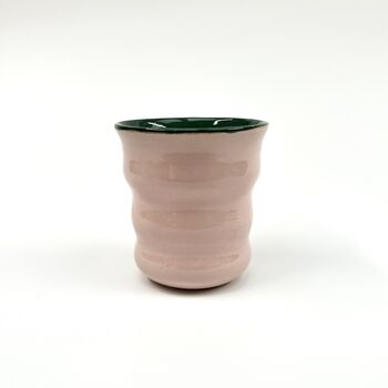 Handmade Wavy Ceramic Tumbler, 9 of 10
