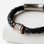 Personalised Men's Copper And Silver Bracelet, thumbnail 2 of 11