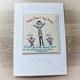 Personalised Embroidered Father's Day Card, thumbnail 2 of 12