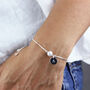 Personalised Pearl Sterling Silver Slide Bracelet, thumbnail 3 of 10