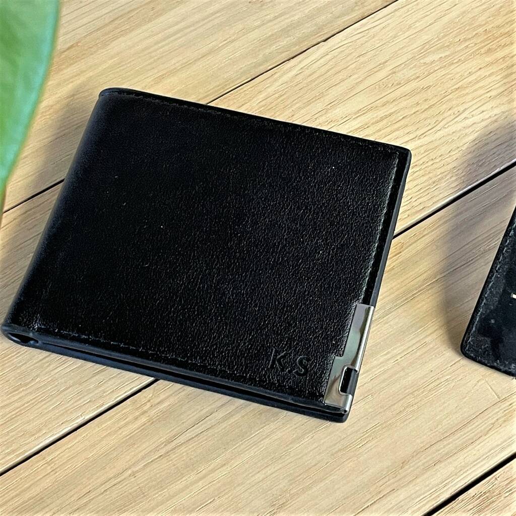 Personalised Minimal Leather Wallet, 1 of 6