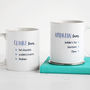 Couple Loves, Set Of Two Personalised Valentine's Mugs, thumbnail 2 of 3